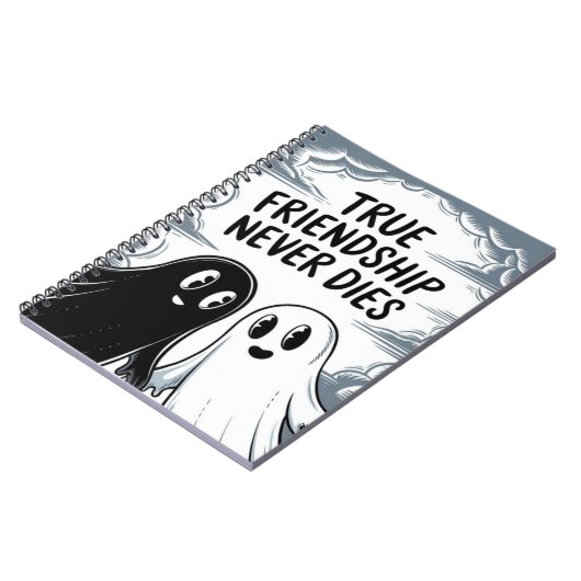 真の友情は決して手を持って幽霊を死なない ノートブック (左側)
