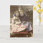 真の友達はあなたのベストを常に引き出します! カード (黄色い花)