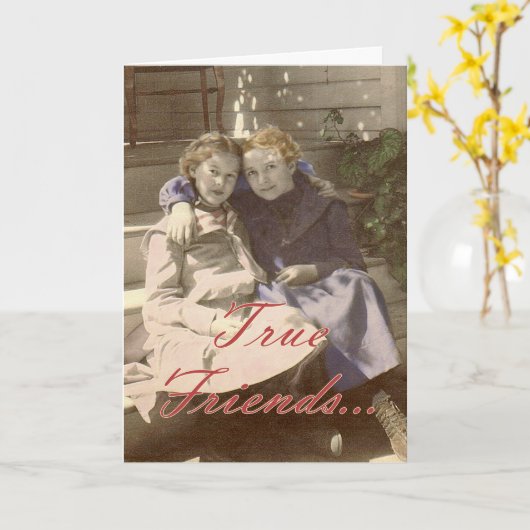 真の友達はあなたのベストを常に引き出します! カード (黄色い花)