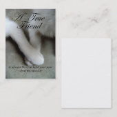 真の友達ビジネスかテレホンカード コーリングカード (正面/裏面)