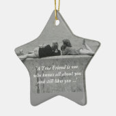 真の友達 セラミックオーナメント (左)