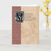 真の友離れ達の足跡がハート カード (黄色い花)