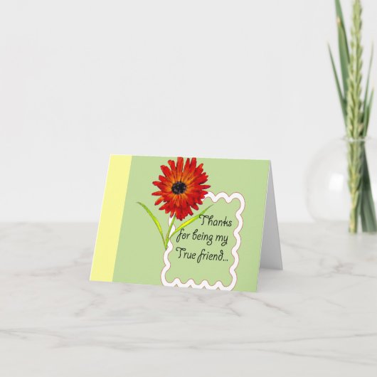 真の友 サンキューカード (正面)