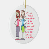 真の友 セラミックオーナメント (右)