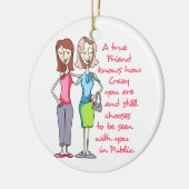真の友 セラミックオーナメント (左)
