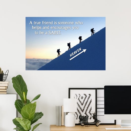 真の友 ポスター (ホームオフィス)