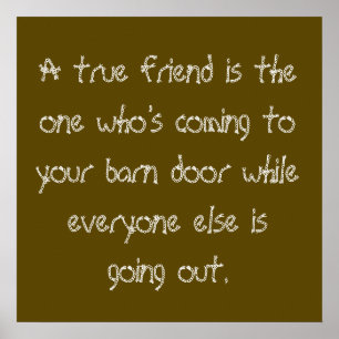 真の友 ポスター