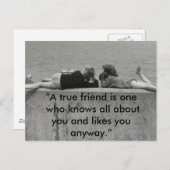 真の友 ポストカード (正面/裏面)