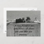 真の友 ポストカード (正面/裏面)