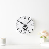 真の友 ラウンド壁時計 (ホーム)