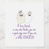 真の友 ワインラベル (シングルラベル)