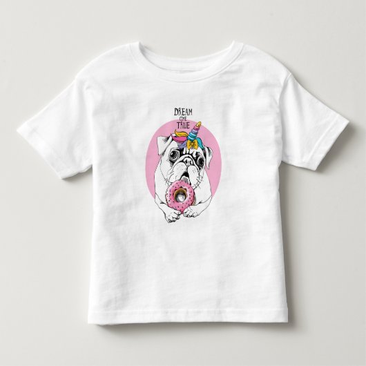 真の夢来を見る トドラーTシャツ (正面)