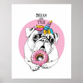 真の夢来を見る ポスター (正面)