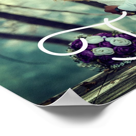 真の恋人写真 ポスター (角)