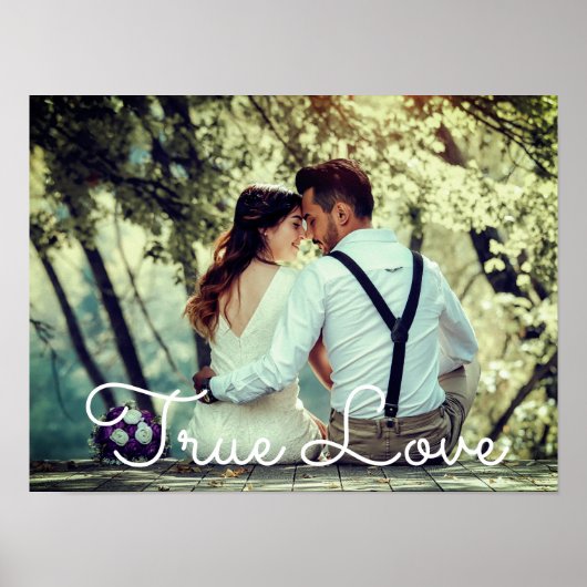 真の恋人写真 ポスター (正面)