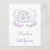 真の愛が永遠に続く極空のバレンタインデー シーズンポストカード (正面)