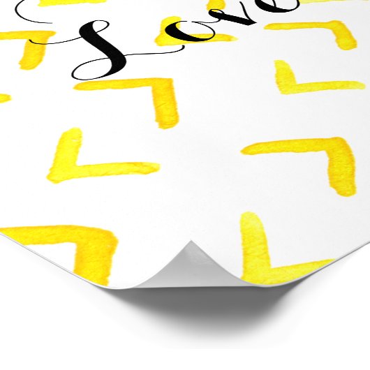 真の愛のメカスタマイズッセージ ポスター (角)