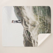 真の愛の写真モダンミニマルギフトF シェルパブランケット (正面(横))