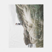 真の愛の写真モダンミニマルギフトF フリースブランケット (正面)