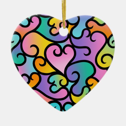 真の愛の影 セラミックオーナメント (正面)