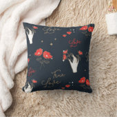 真の愛の手と花 クッション (ブランケット)