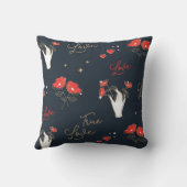 真の愛の手と花 クッション (裏面)