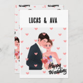 「真の愛の招待状」 招待状 (正面/裏面)