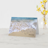 真の愛の文字を海砂に カード (黄色い花)