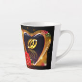 真の愛の結婚式 カフェラテマグ (右)