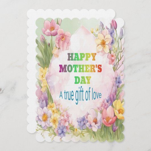 真の愛の賜物 招待状 (正面/裏面)