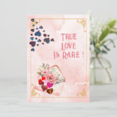真の愛はレアバレンタインデーロマンチック引用文 シーズンカード (スタンド正面)