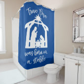 真の愛は安定生まれした出生にあった シャワーカーテン (インサイチュ)