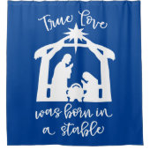 真の愛は安定生まれした出生にあった シャワーカーテン (正面)