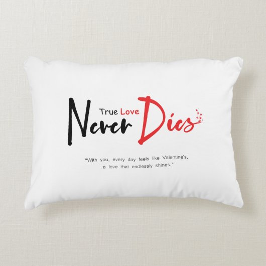 真の愛は決して死なない アクセントクッション (正面)