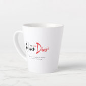 真の愛は決して死なない カフェラテマグ (左アングル)