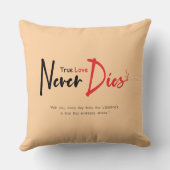 真の愛は決して死なない クッション (裏面)
