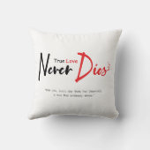 真の愛は決して死なない クッション (裏面)