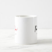 真の愛は決して死なない コーヒーマグカップ (中央)
