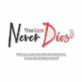 真の愛は決して死なない シール (正面)