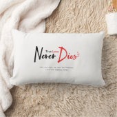 真の愛は決して死なない ランバークッション (ブランケット)