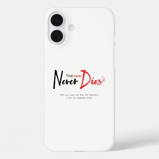 真の愛は決して死なない Case-Mate iPhoneケース (裏面)