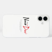 真の愛は決して死なない Case-Mate iPhoneケース (裏面 (横))