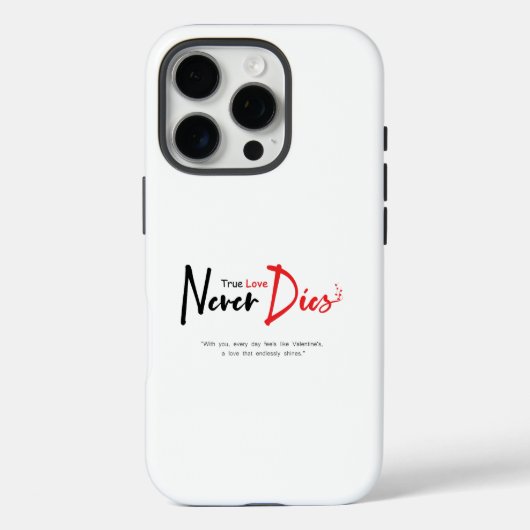 真の愛は決して死なない Case-Mate iPhoneケース (裏面)