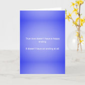 真の愛は終わりの愛を持っていない引用文RELATI カード (黄色い花)