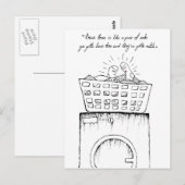 真の愛は靴下のようなものだ ポストカード (正面/裏面)