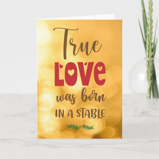 真の愛は馬小屋で生まれた シーズンカード (正面)