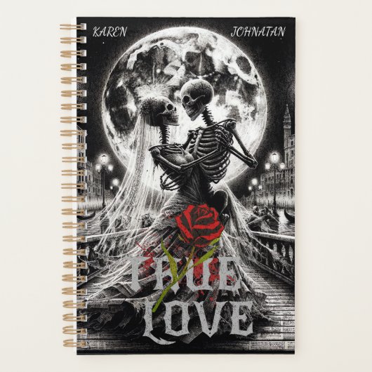 真の愛を超えて，名前をカスタムする プランナー手帳 (正面)