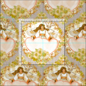 真の愛クリスチャン天使 ファブリック (タイル)