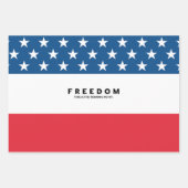 真の愛国者の自由 ラッピングペーパーシート (正面)