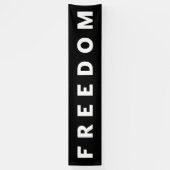 真の愛国者の自由 横断幕 (縦)